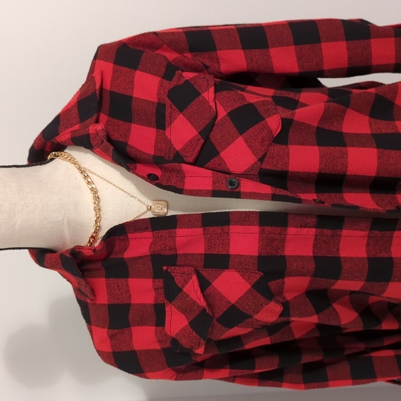 Tops - Red Plaid Flannel